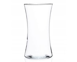 Lex Glazen Vaas Transparant 14 x 25 cm - Stijlvolle Woondecoratie