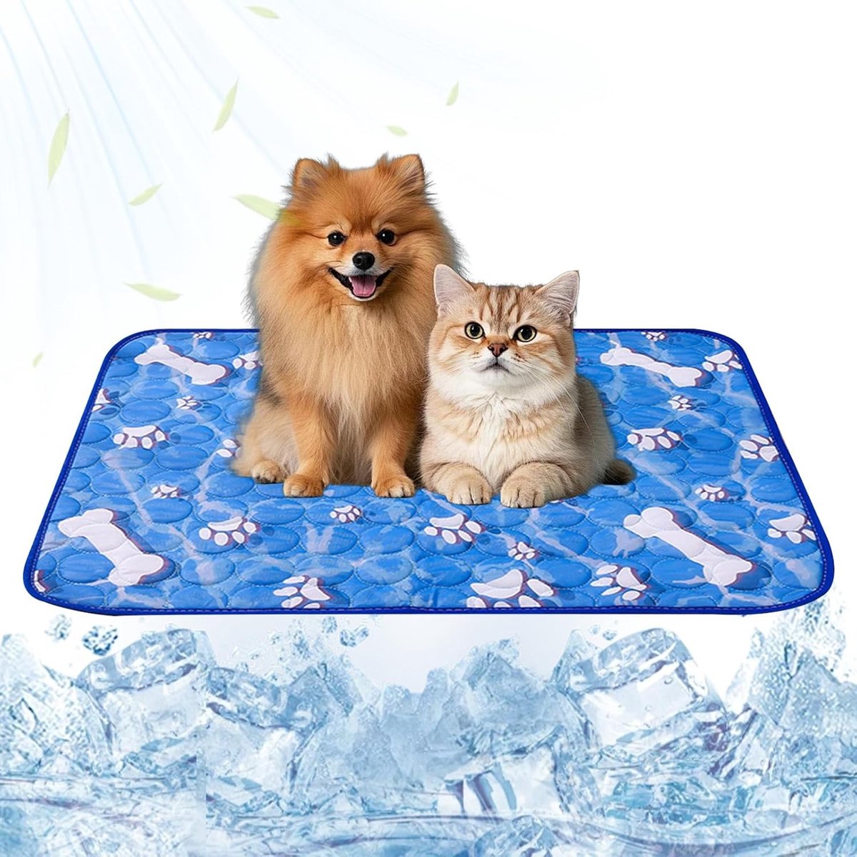 Verkoelende Mat voor Huisdieren, 70 x 55 cm, Ideaal voor Katten en Honden, Verkoeling voor Kittens en Puppy’s, Huisdieraccessoires