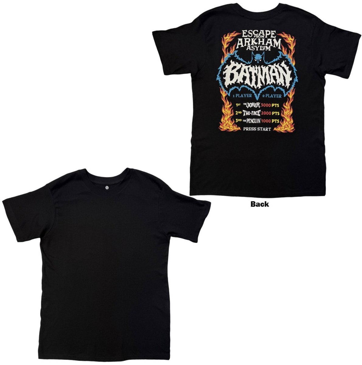 DC Comics Batman - Escape From Arkham Heren Tshirt - L - Zwart
