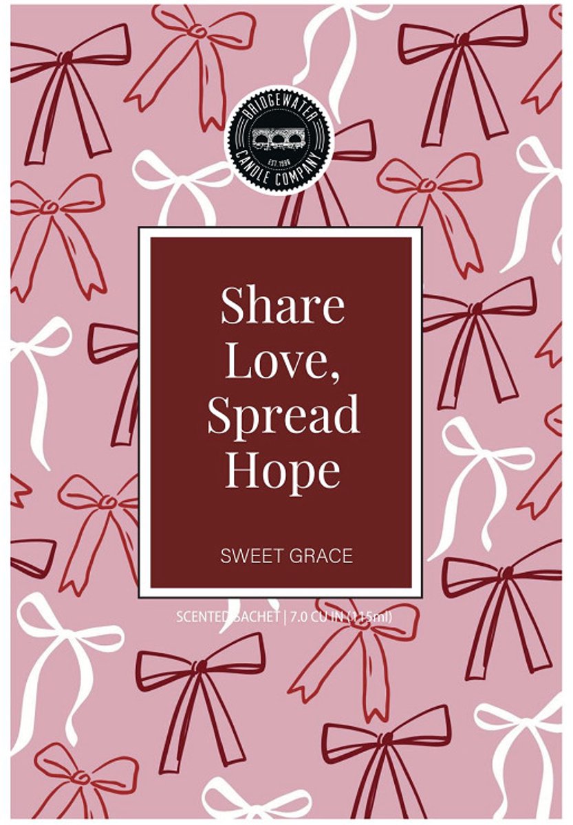 Geurzakje - Zoet - Share Love, Spread Hope - Bridgewater