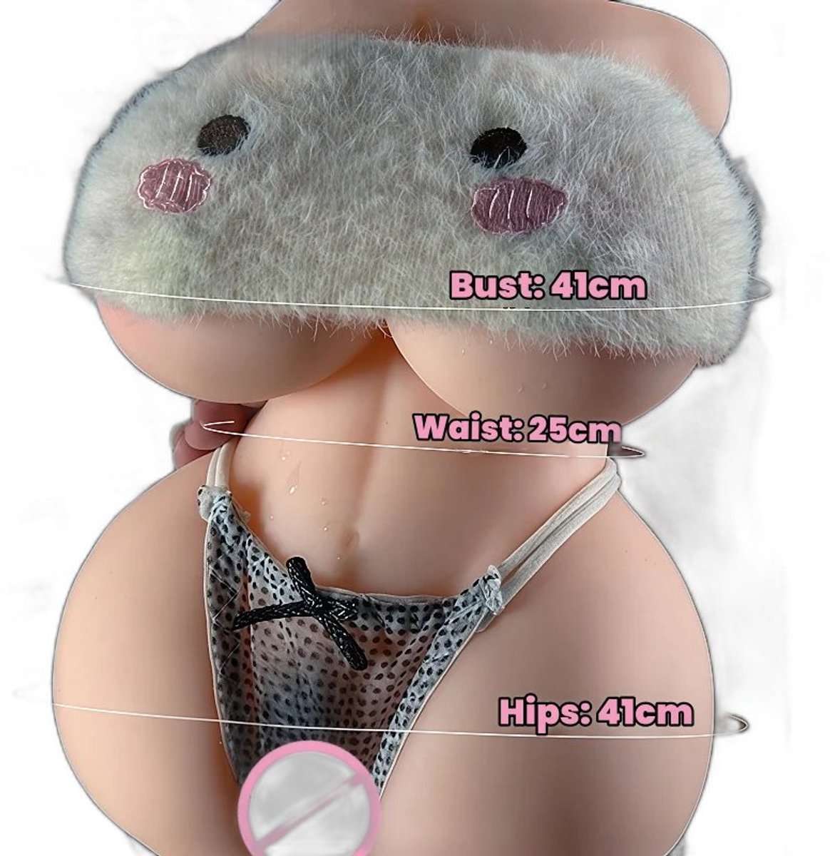 Currero Pocket Pussy met Billen - Masturbator voor Man - Realistisch Torso - Kunstvagina - Billenpop - Sextoy voor Mannen - Discreet Verpakt