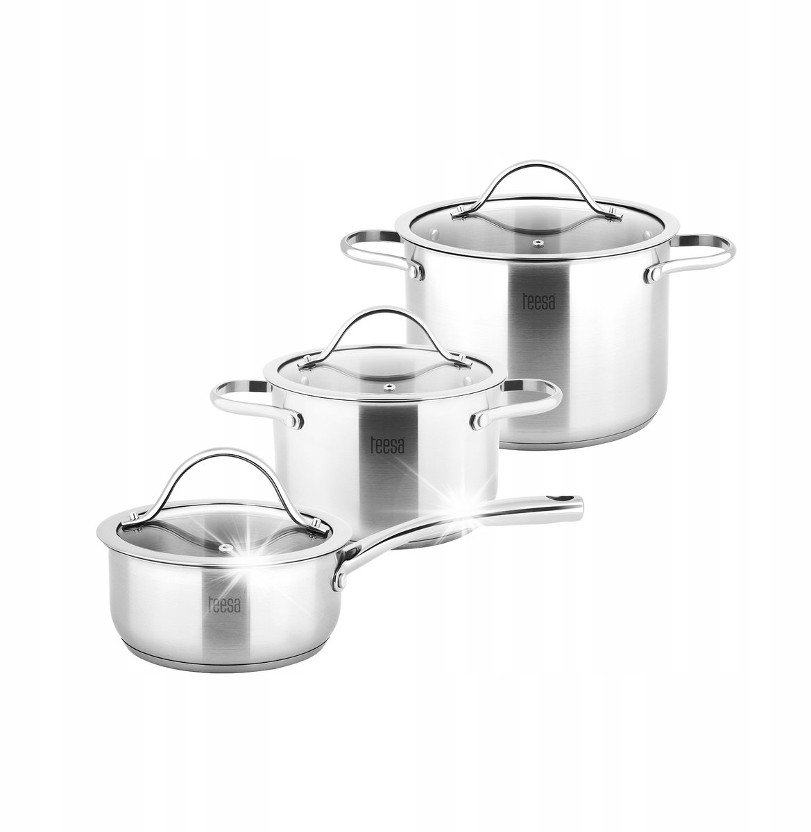 Teesa Cook Expert Master RVS Pannenset - 3 Delen