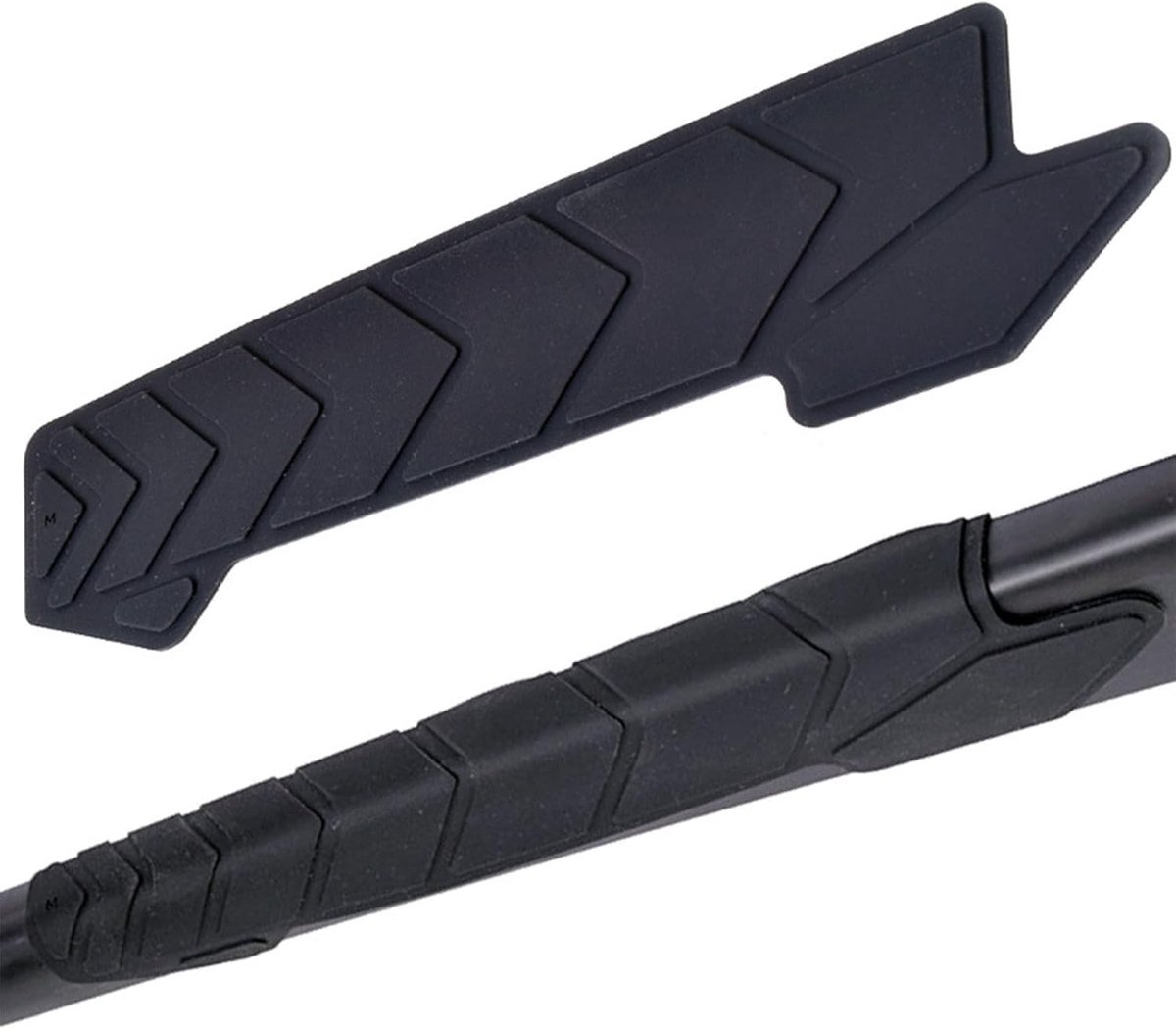 Siliconen Chain Guard voor Mountainbikes, Framebescherming, Beschermfolie voor Kettingen, 22 x 5.3 x 0.3 cm, Zwart, 1 Stuk, Duurzaam en Slijtvast