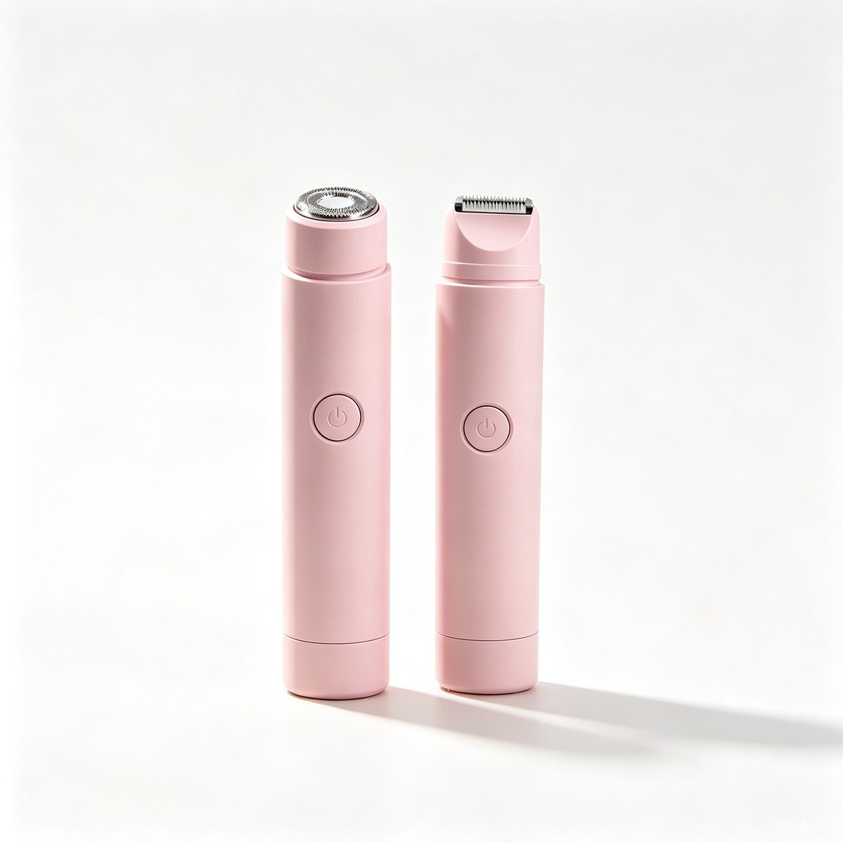 Namajunas - 2 in 1 elektrische ladyshave voor vrouwen - Oplaadbaar - Trimmer voor bikinilijn, oksels, benen en gezichtshaar - Nat en droog te gebruiken - Wit - Complete ontharingsoplossing.