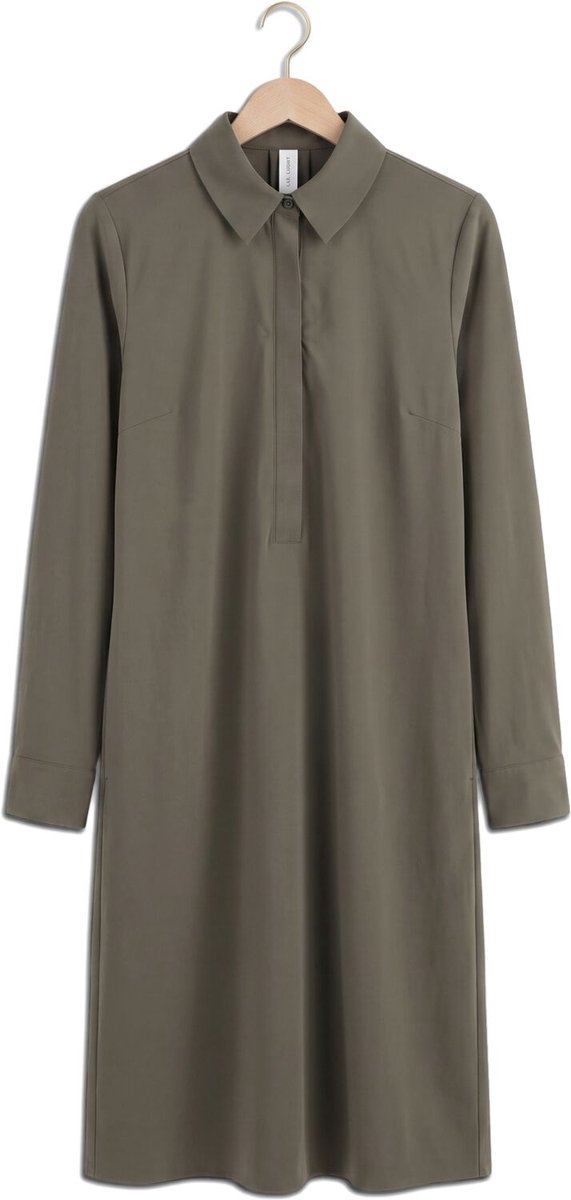 JAPAN TKY Riku Dames - Jurk - Khaki - Maat L