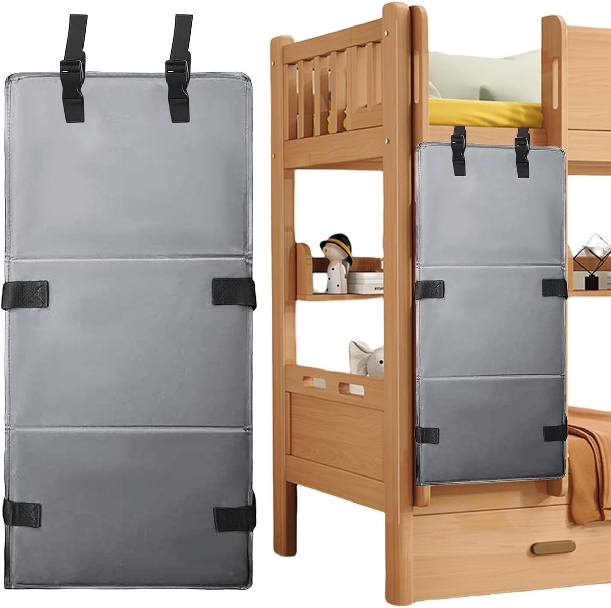 Bunkbed Ladder Cover met 600D Oxford, Vouwbare Bescherming voor Loftbed, Kindveiligheid en Comfort