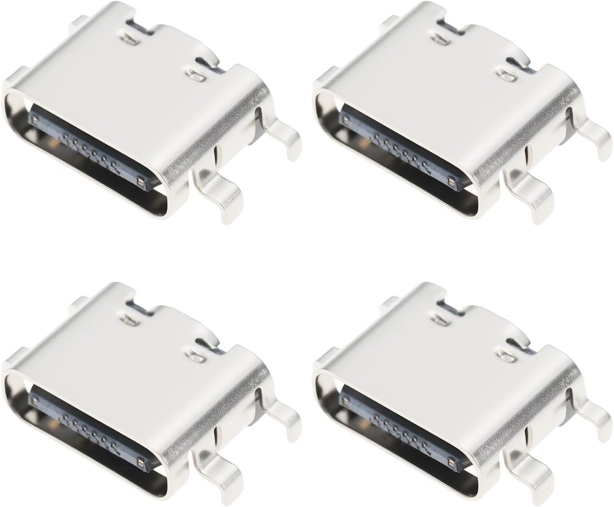 4 Stuks USB Type C Oplaadpoorten voor Tablet, Geschikt voor FaceTel Q3, Snelladen en Duurzaam