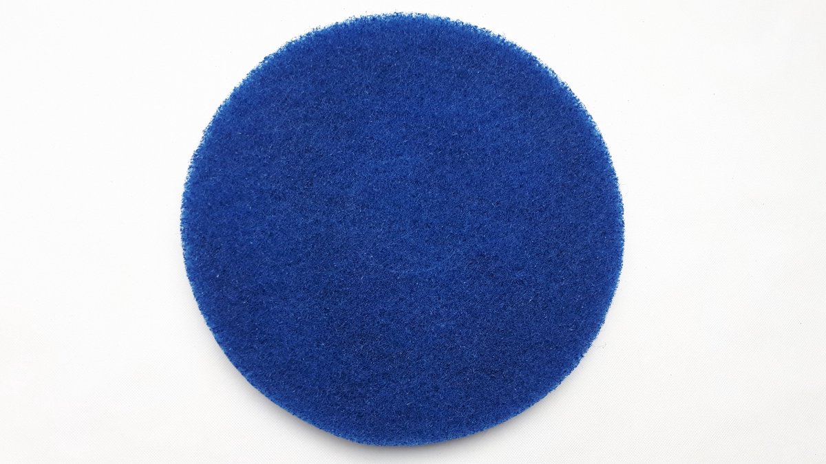 Vloerpad blauw 40 cm - 16 inch - 1 stuk
