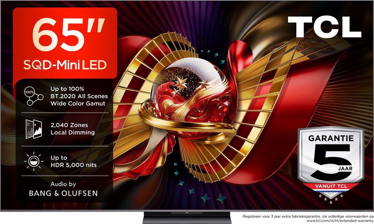TCL 65C89L - 65 inch - 4K SQD-MiniLED - 2026 - Smart TV