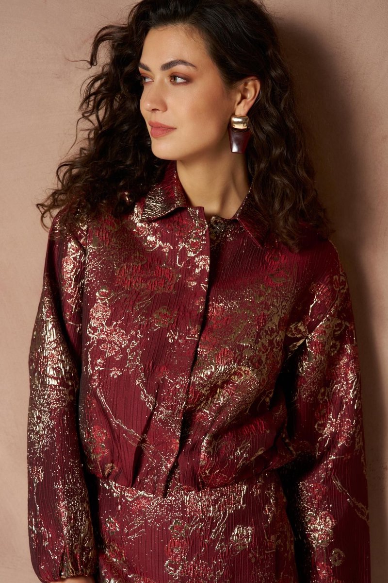 Jacket Inea - Balloon Jacquard