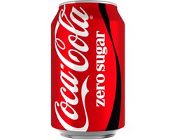 Coca Cola Zero Sugar Blikjes Tray - 24 x 33cl