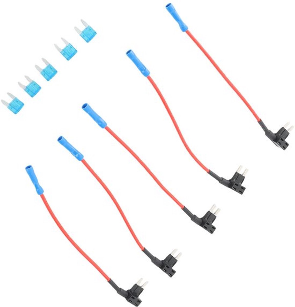 Allecto Car Fuse Holder Mini-Fuse Adapter Eenvoudige installatie 15A Fuse Shown As Picture
