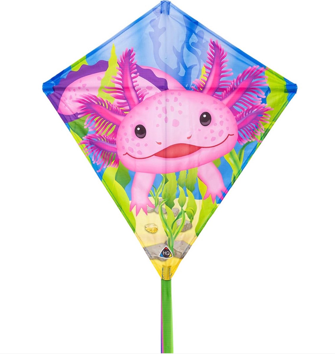 Kindervlieger HQ Eddy Axolotl 100067 Roze 68 x 68 cm + 200 cm staart