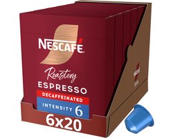 NESCAFÉ Roastery Espresso Decafé capsules - 6 doosjes x 20 koffiecups