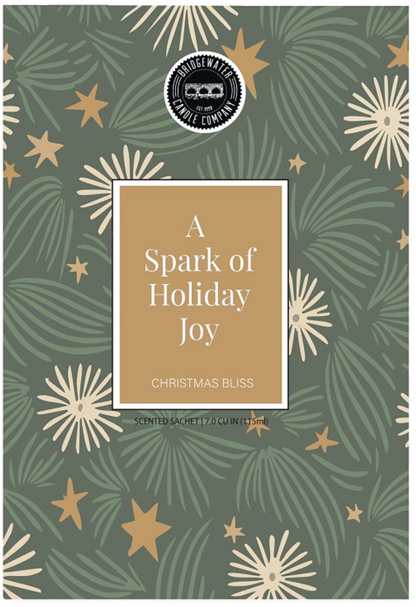 Bridgewater Candle Geurzakje A Spark Off Holiday Joy