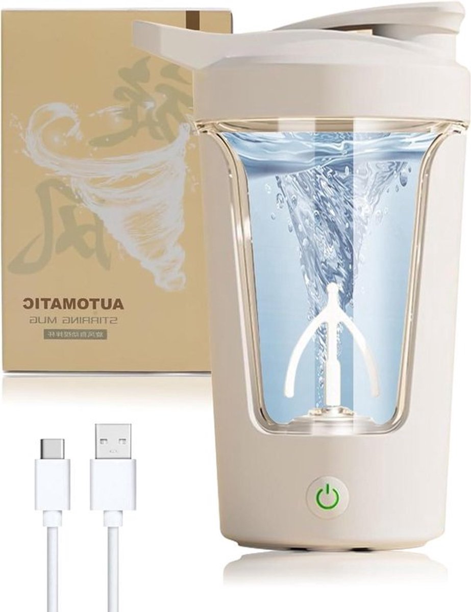 Inovra Plus - Elektrische Proteïneshaker 650 ml USB-oplaadbaar - Automatische