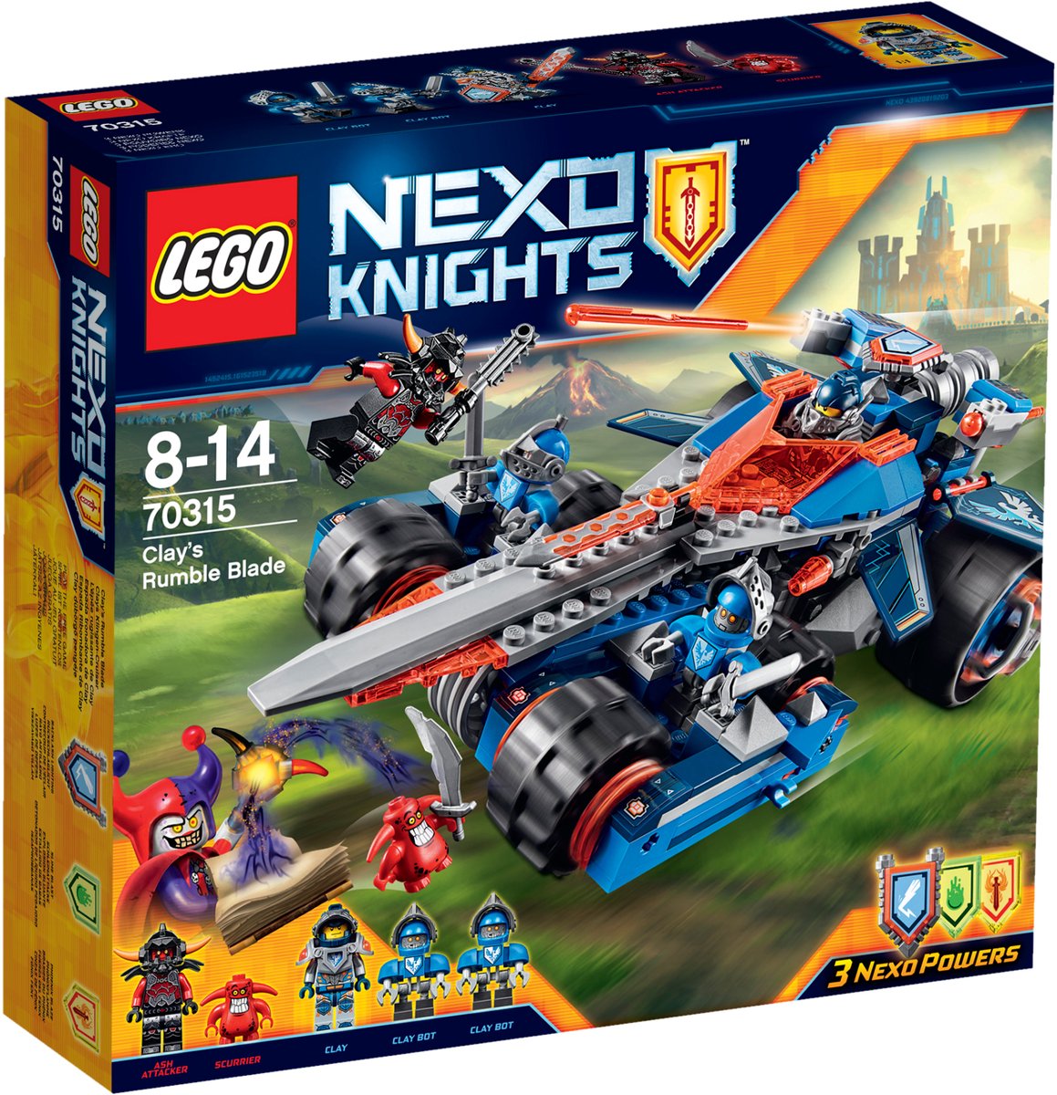 LEGO NEXO KNIGHTS Clay’s gevechtszwaard 70315