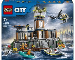 LEGO City Politiegevangeniseiland Politie Speelgoed met Voertuigen en Dieren Figuren 60419