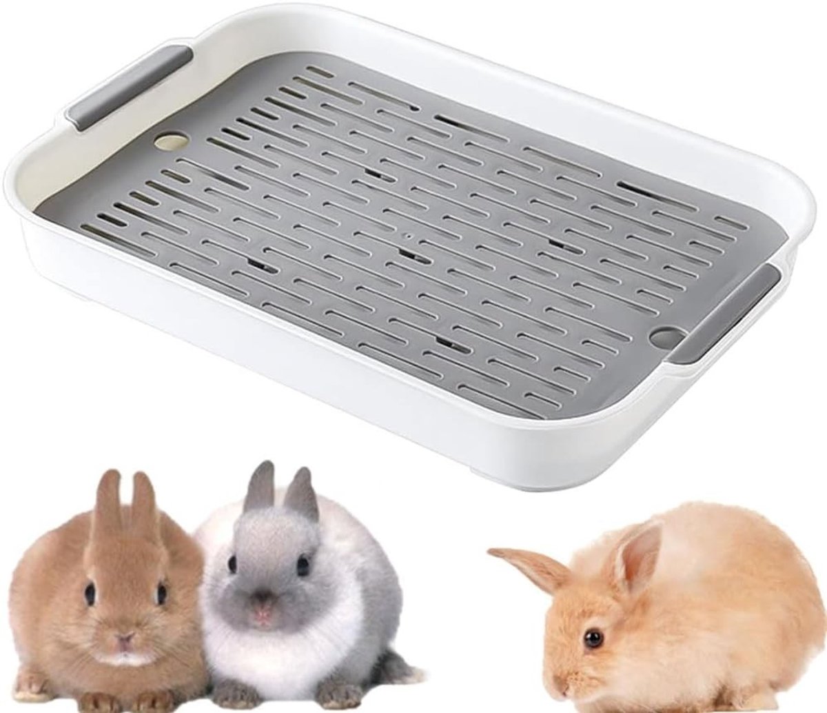 Houten Kattentoilet voor Konijnen en Kleine Huisdieren, Ideaal voor Zindelijkheidstraining en Gemakkelijk Schoon te Maken