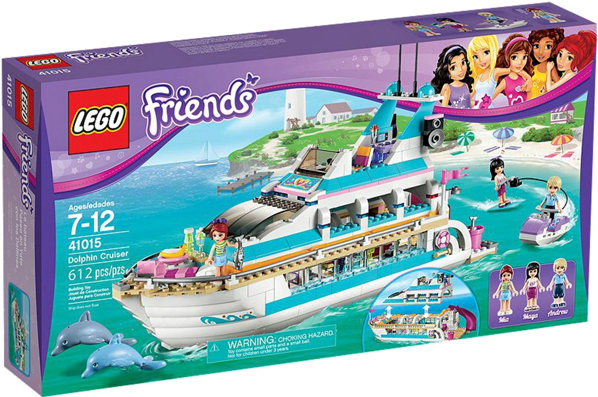 LEGO Friends Dolphin Cruiser, Bouwpakket, 7 jaar, 612 stuk(s)