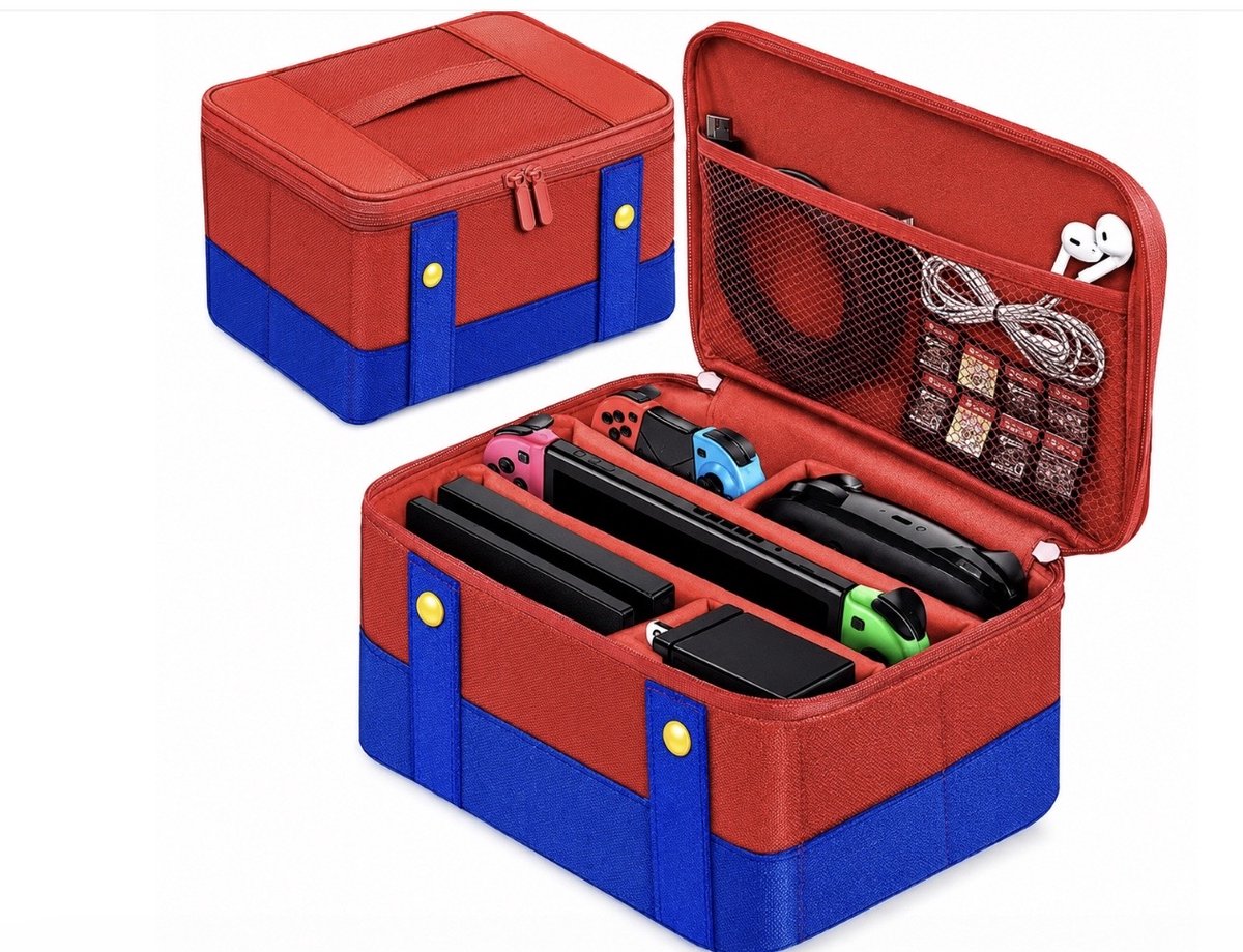 medj-opbergkoffer- geschikt voor de nintendo switch 2- case -koffer