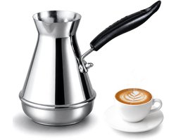 Handige Koffie Schenkkan 650 ml - RVS Melkkannetje voor Koffie en Latte Art - Barista Schenkkan met Schenktuit - Melkkan voor Cappuccino, Latte en Koffie - Roestvrij Staal
