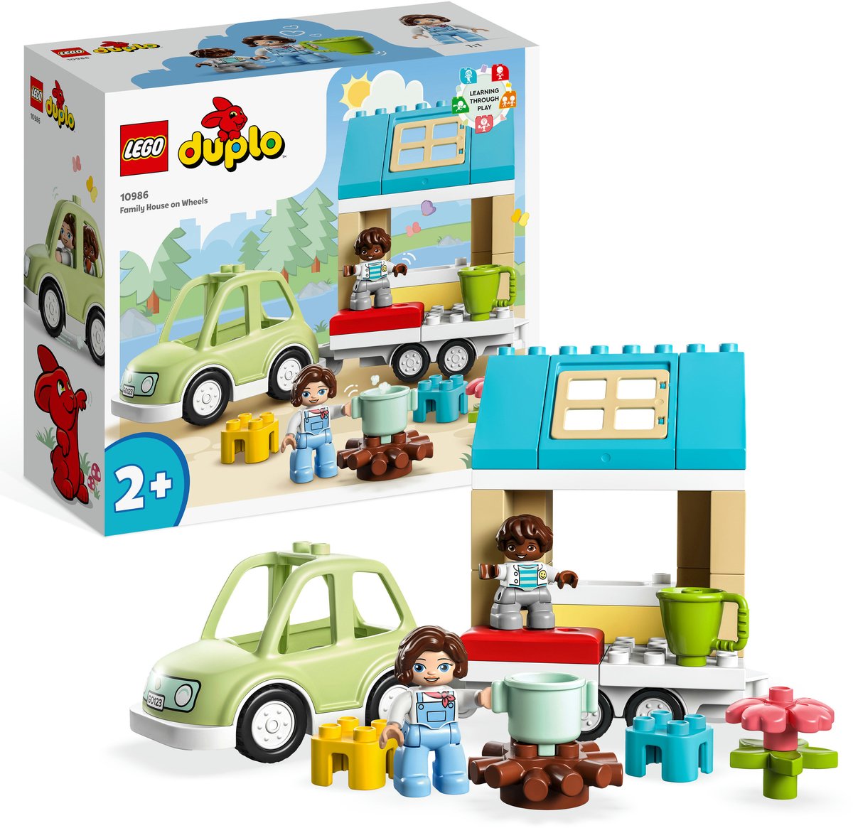 Bol.com LEGO DUPLO Stad Familiehuis op wielen, Speelgoed voor Peuters vanaf 2 Jaar 10986 aanbieding