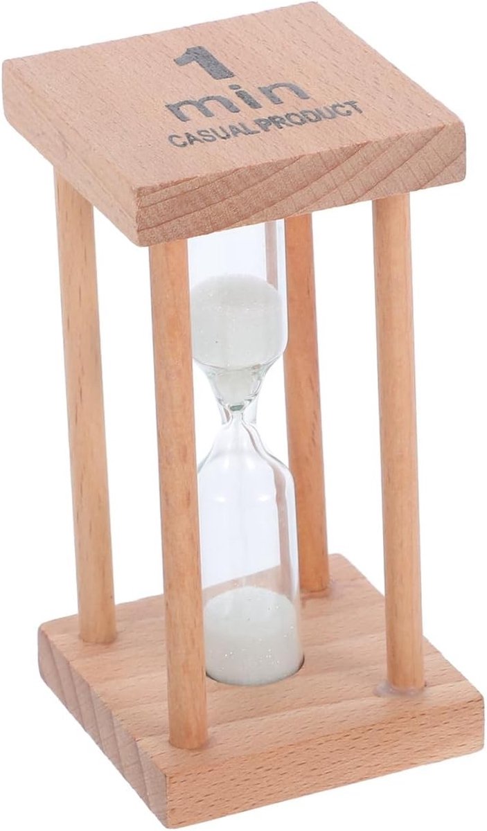Uurglas van 1 minuut voor kinderen, perfect als trouwcadeau, verjaardagscadeau of muziekdoos, tijdklok voor feesten en evenementen
