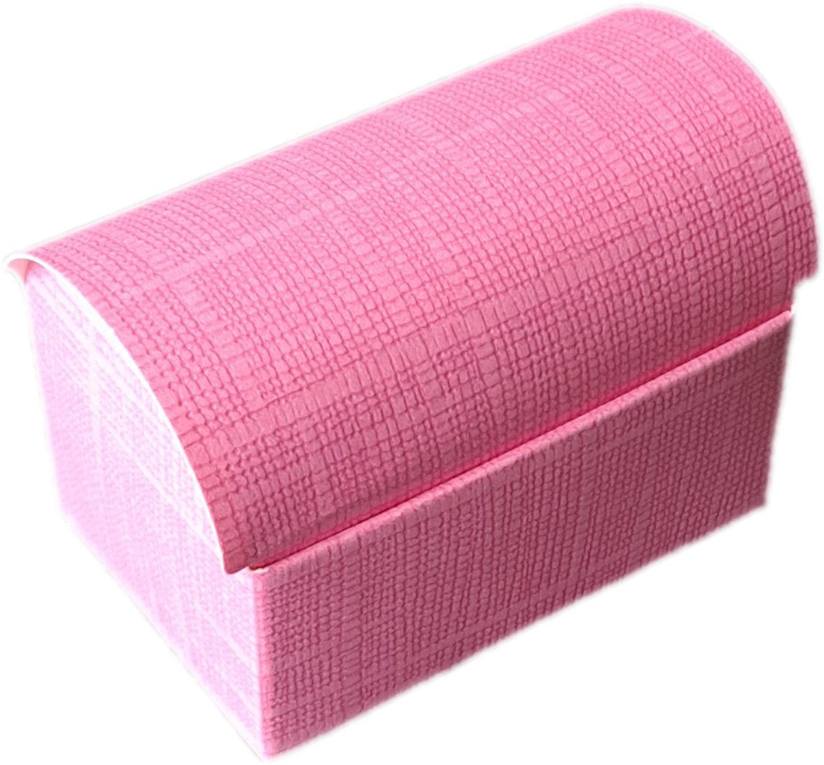 12 cadeau doosje hutkoffer - schatkist fuchia traktatie-doosje voor snoepjes of bonbons om uit te delen bij verjaardag, huwelijk, babyshower of doop.