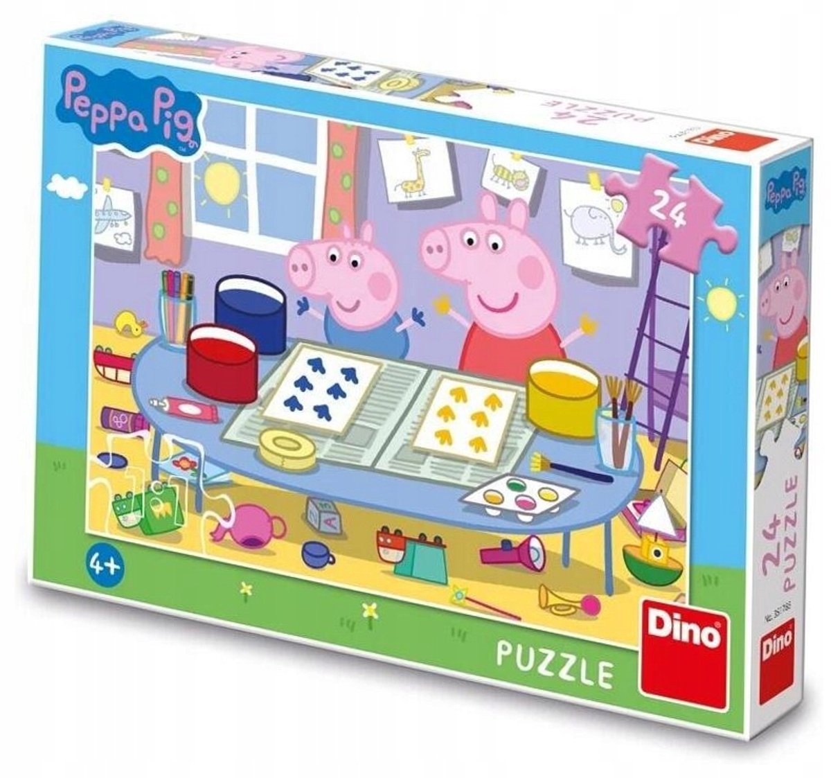 Peppa Pig Artiesten Puzzel 24 Stukjes - 4 Jaar+