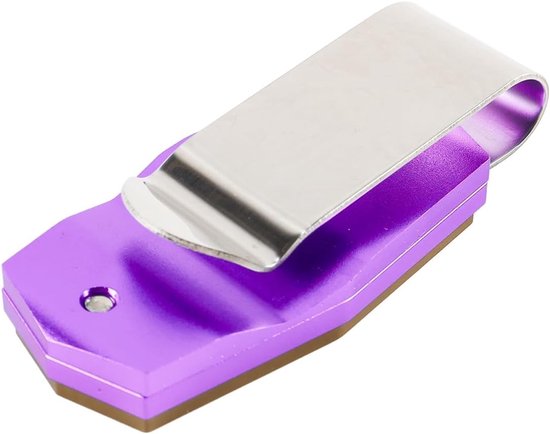 Billiard Cue Crayon Holders in Diverse Vormen met Bijpassende Krijtjes - Paars en Bruin Accessoires voor Biljartspellen — afbeelding 3