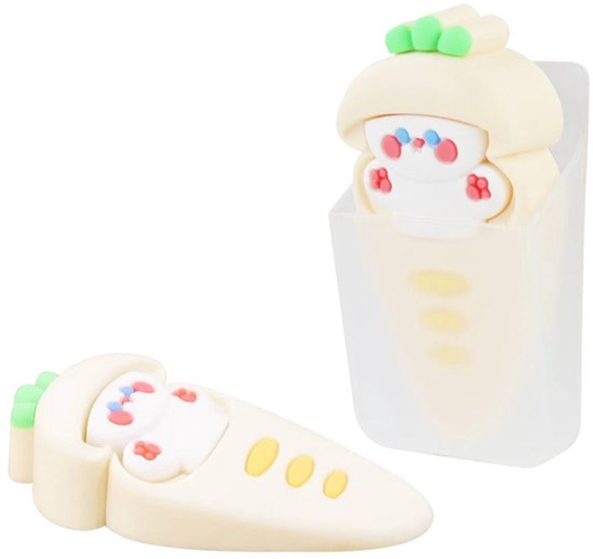 Dailygoods- Deurklemmen Rubber - Deurstopper - Deurvastzetter - Voorkomt Schade
