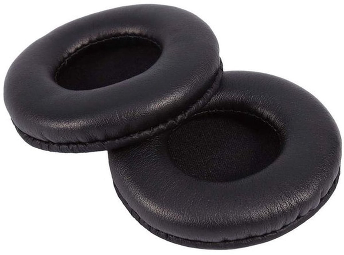 - Vervangende Oorkussens - Geluidsisolatie - Zwart - Comfortabel - Geschikt voor Headphones - PU Leer