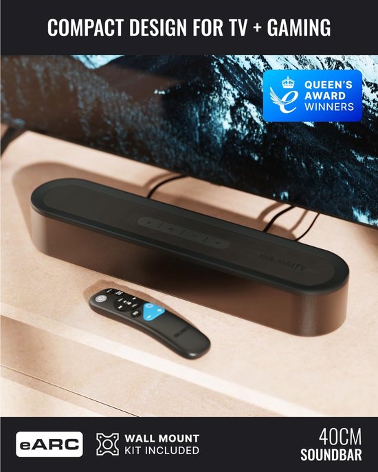 Soundbar met Subwoofer - Stereo Installatie - Muziek Luisteren - Dolby Audio - 405 cm - Zwart — afbeelding 4