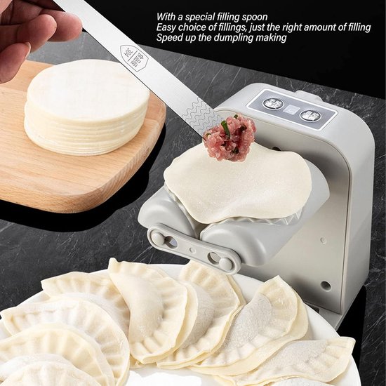 Automatische Dumpling Maker voor Thuisgebruik - Perfecte Dumpling Vellen en Makkelijk te Gebruiken Machine voor Vers Dumplings — afbeelding 4