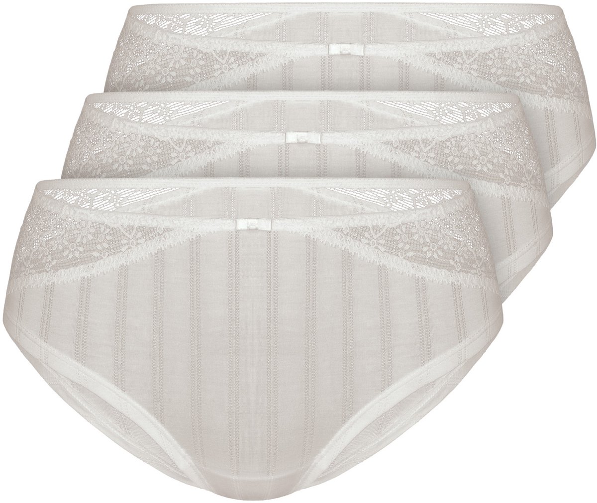 3-pack Slipjes Natural Stripe
