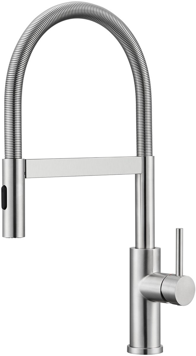 CECIPA max Magnetische keukenkraan - Keukenkraan met Uittrekbare Uitloop - Handdouche met Slang - Uittrekbaar - 2 straalstanden - Mengkraan - Chroom - RVS