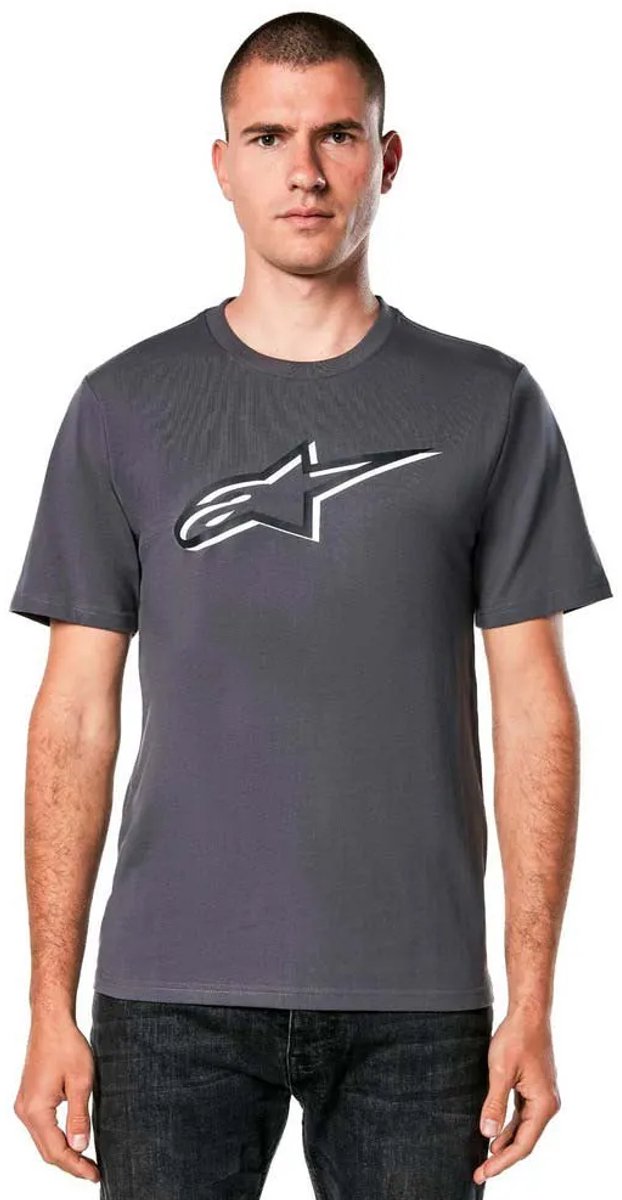 Alpinestars Ageless Shadow T-shirt Met Korte Mouwen Grijs M Man