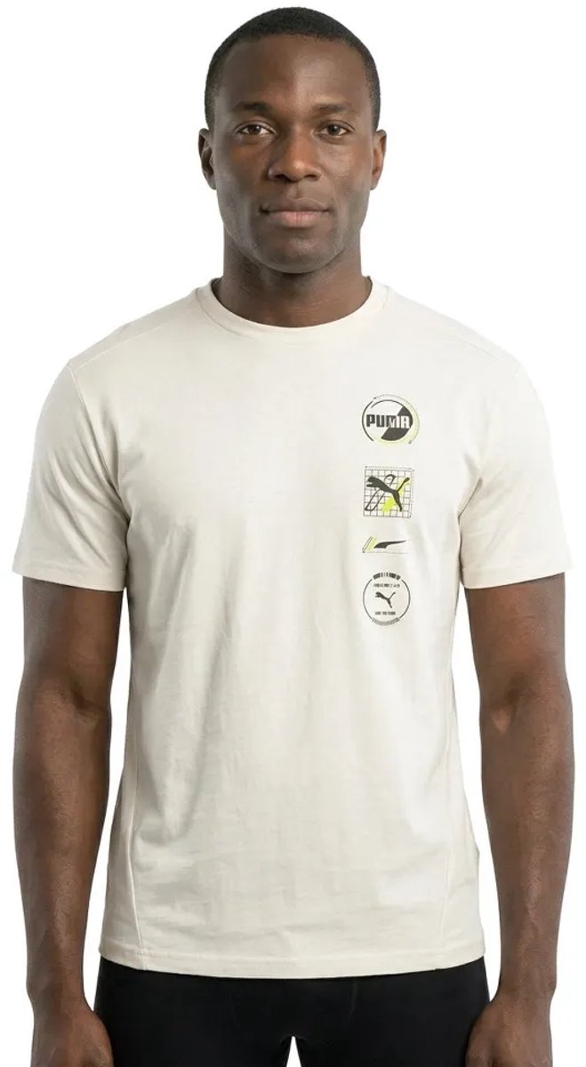Puma Rad/cal T-shirt Met Korte Mouwen L Man Ivory Glow