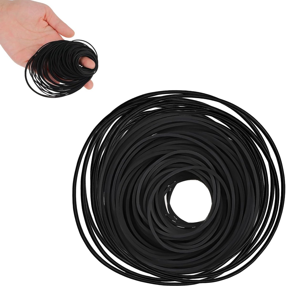 50 Stuks Rubber Straps voor Cassette Recorders - Onderhoud en Reparatie Tape 40-135mm Mix voor VCR en DVD Spelers