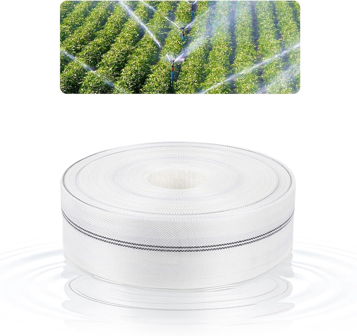 Duurzame Woven Tuinslang Ø 32 mm (1 1/4 inch) 20 m voor Tuin, Landbouw en Industrie