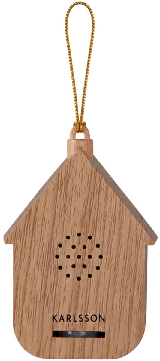 Karlsson Sound box Modern Cuckoo Mini - Lichtbruin - 3x5.4x7.2cm - Scandinavisch - Polystyreen