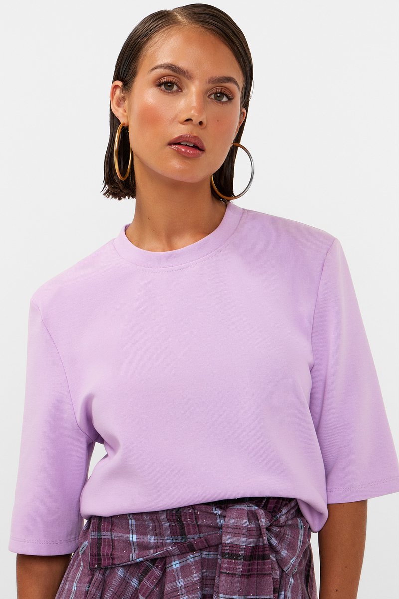 Studio Amaya Lilly - T-shirt - Paars - XS