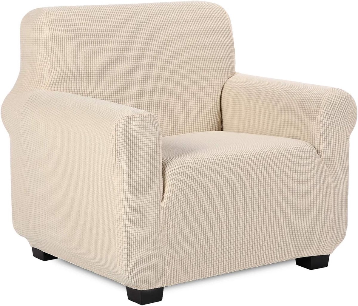 Fauteuilhoes - 1-Zits - Lvoor - Elastische Jacquard Bankovertrek - Meubelbeschermer voor Fauteuils