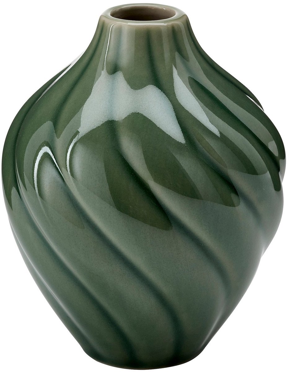 KORNSPARV Decoratieve Vaas - Groen Keramiek 12 cm