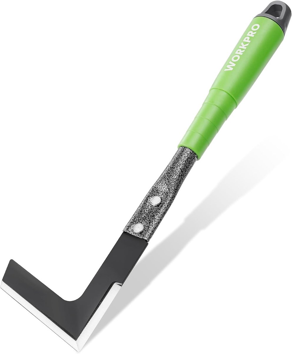 Gazon nivelleerhark - Zwart - 33 cm - Stalen onkruidverwijderaar met handvat - Voor tuinonderhoud