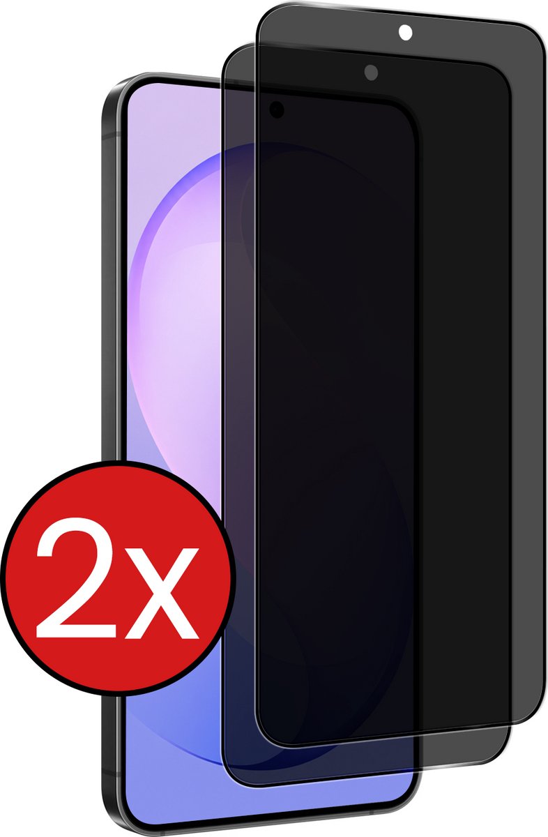 Screenprotector - 2 Stuks - Geschikt voor Samsung Galaxy S26 FE - Privacy Filter - Beschermglas - Gehard Glas - Tempered Glass - Screen Protector