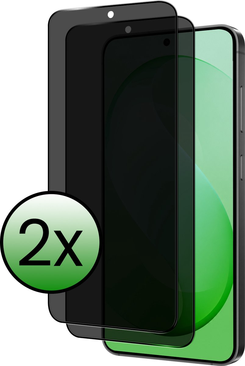Screenprotector - 2 Stuks Geschikt voor Samsung Galaxy S26 FE - Privacy Filter - Beschermglas - Gehard Glas - Tempered Glass - Screen Protector
