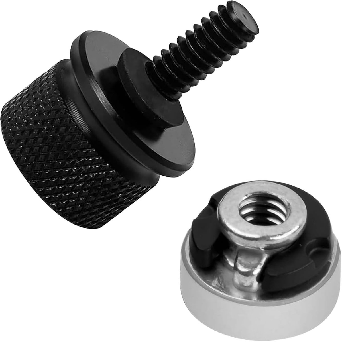 Hoogwaardige Aluminium Saddle Bolt Kit voor Motorfiets Conversie - Eenvoudig te Installeren, Geschikt voor Sportster en andere Modellen (2 Stuks)