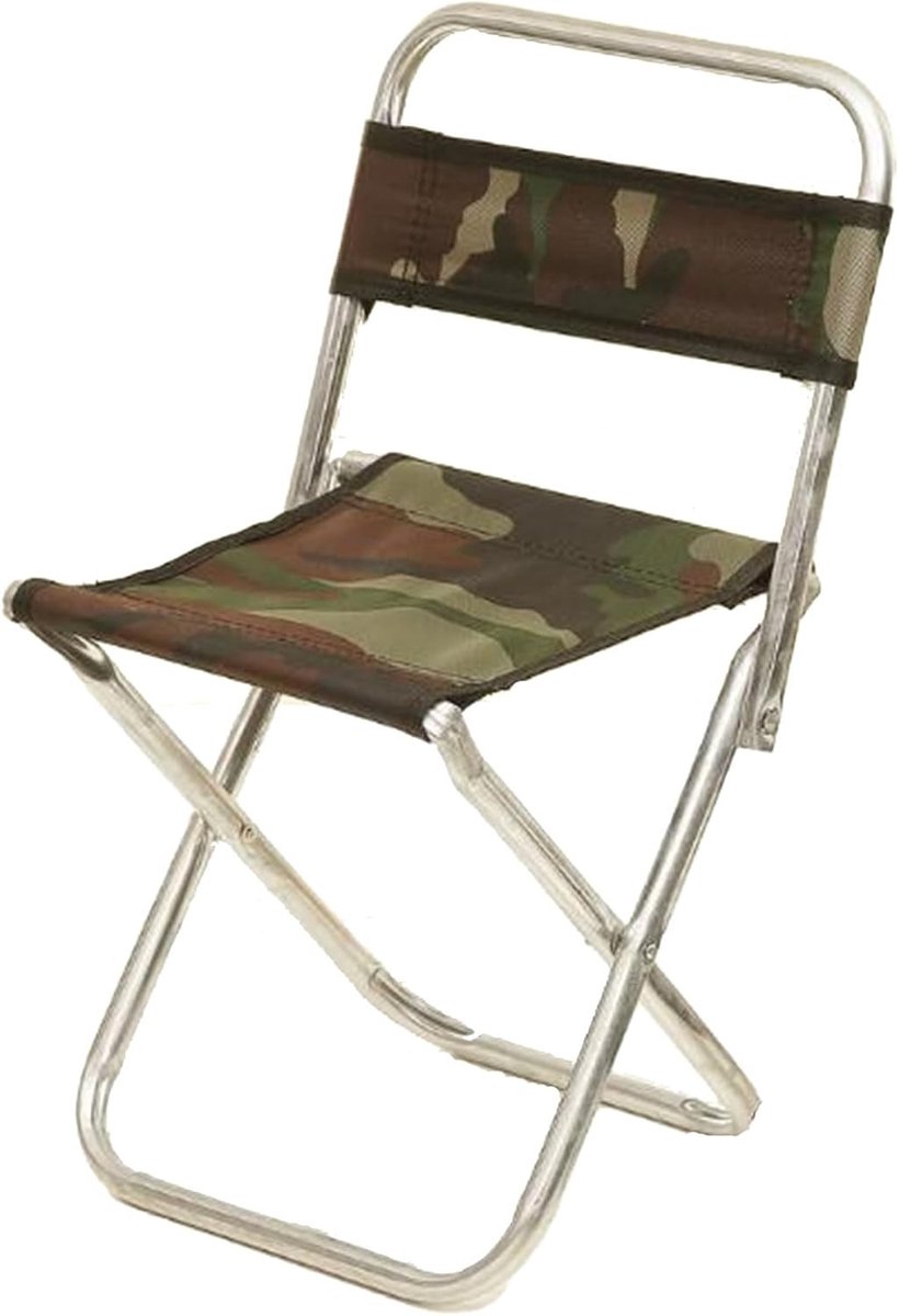 Vouwbare lichtgewicht campingstoel, ideaal voor vissen, kamperen en barbecueën (29×24×46cm)